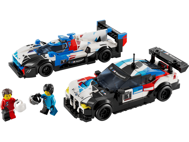 Official LEGO Speed Champions BMW M4 GT3 & BMW M Hybrid V8 Race Cars product image