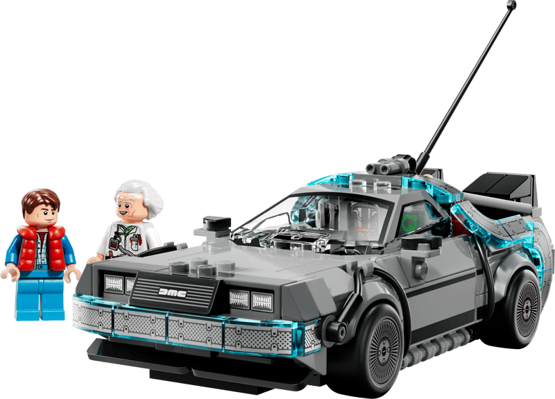 Official LEGO Speed Champions Time Machine from Back to the Future product image